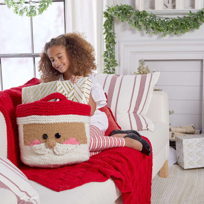 Red Heart Have A Cool Yule Knit Throw Red Heart Have A Cool Yule Knit Throw