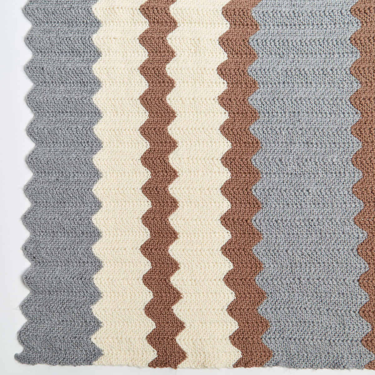 Knit Throw made in Red Heart Dreamy Yarn