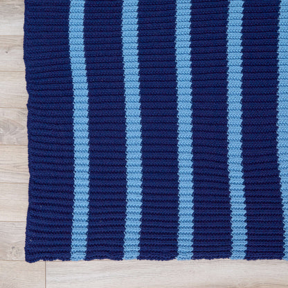 Red Heart Knit Off-to-College Throw Knit Throw made in Red Heart With Love Yarn