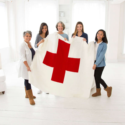 Red Heart Red Heart Cares Knit Blanket Knit Blanket made in Red Heart Super Saver Yarn