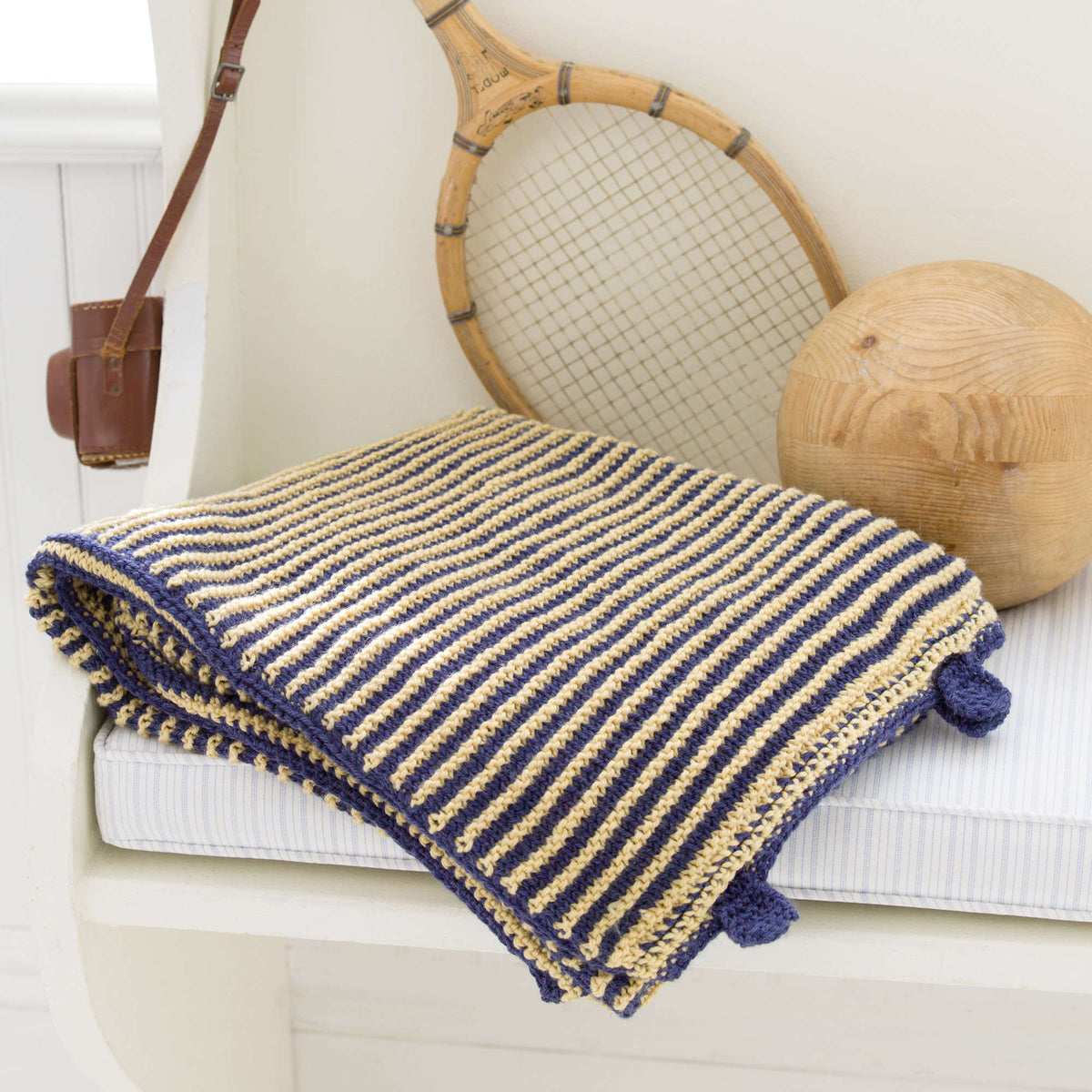 Knit Afghan made in Red Heart Super Saver Yarn