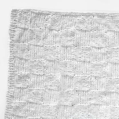 Red Heart Simple Textured Knit Throw Knit Throw made in Red Heart Sweet Home Yarn