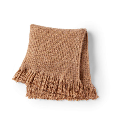Red Heart Hygge Weave Knit Blanket Single Size