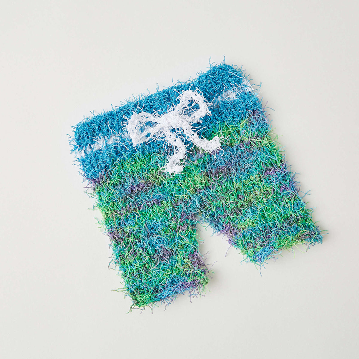 Knit Scrubby made in Red Heart Scrubby Yarn