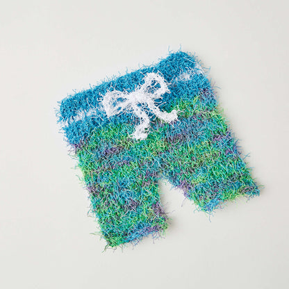 Red Heart Knit Scrubby Swim Trunks Knit Scrubby made in Red Heart Scrubby Yarn