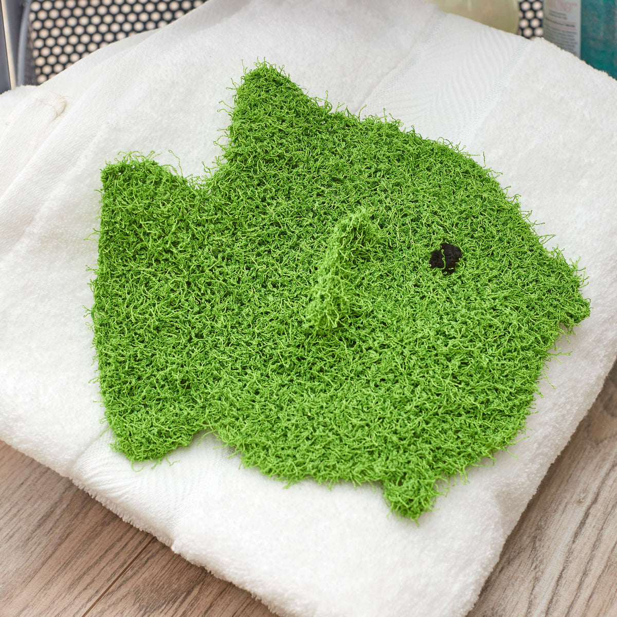 Knit Scrubby made in Red Heart Scrubby Yarn