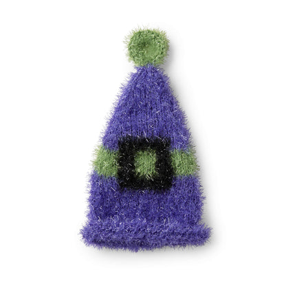 Red Heart Knit Halloween Scrubby Knit Scrubby made in Red Heart Scrubby Sparkle Yarn