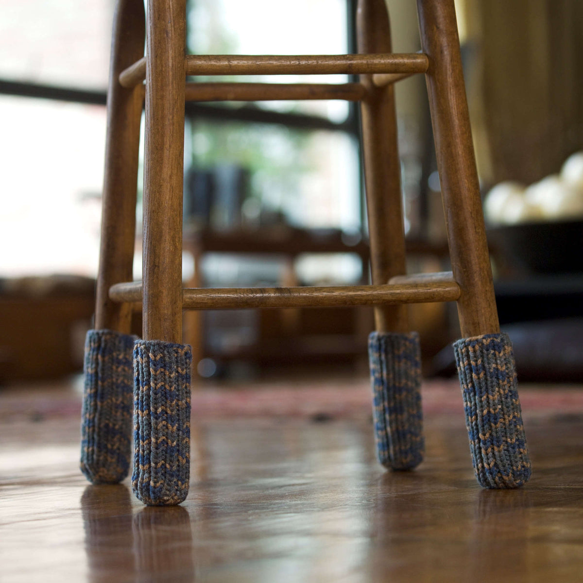 Knit Socks made in Red Heart Chunky Yarn