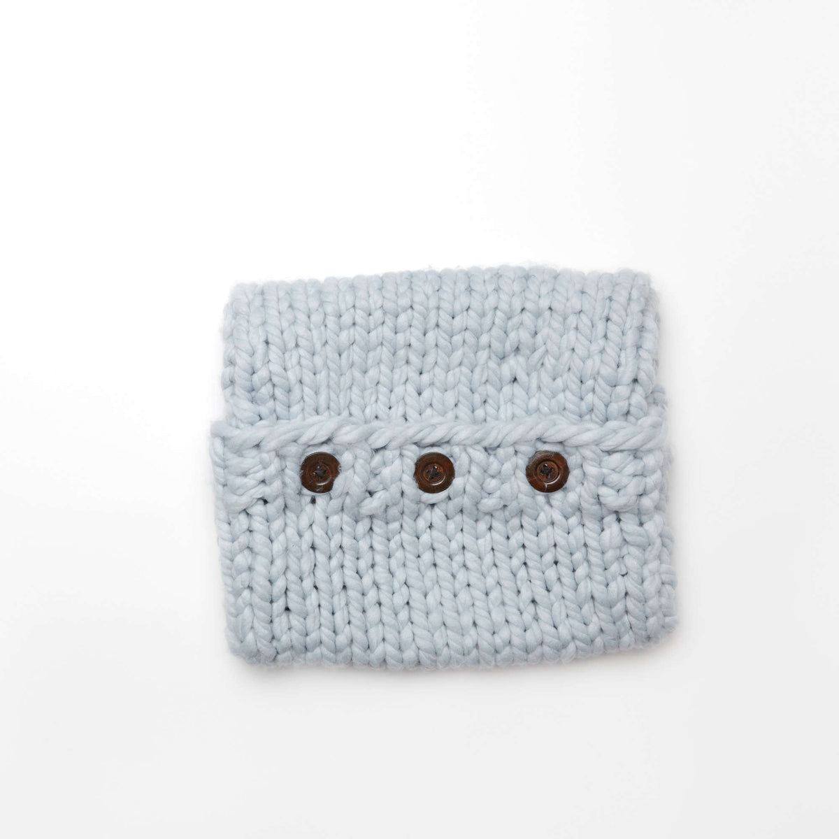 Knit Pillow made in Red Heart Irresistible Yarn