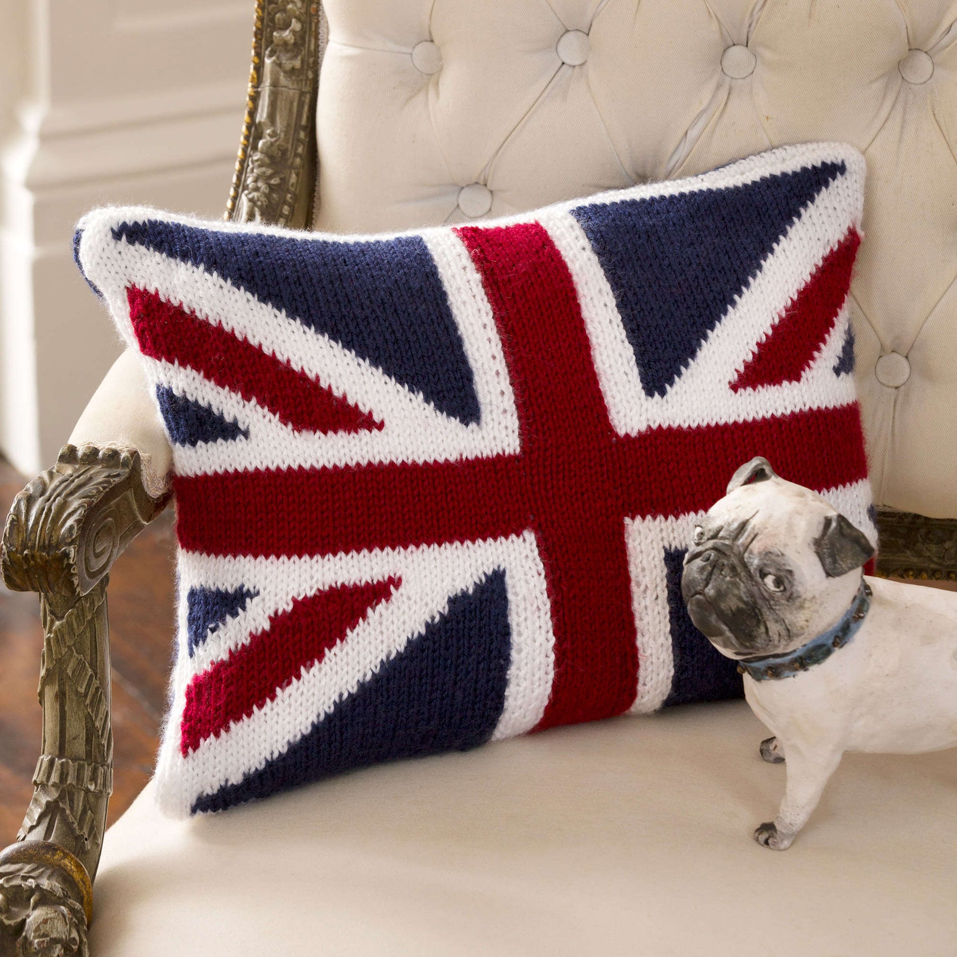 Union Jack Knitting Pattern Union Jack Blanket Traditional Knitting
