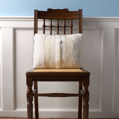 Red Heart Knit Textured Changing Pillows Knit Pillow made in Red Heart Boutique Yarn