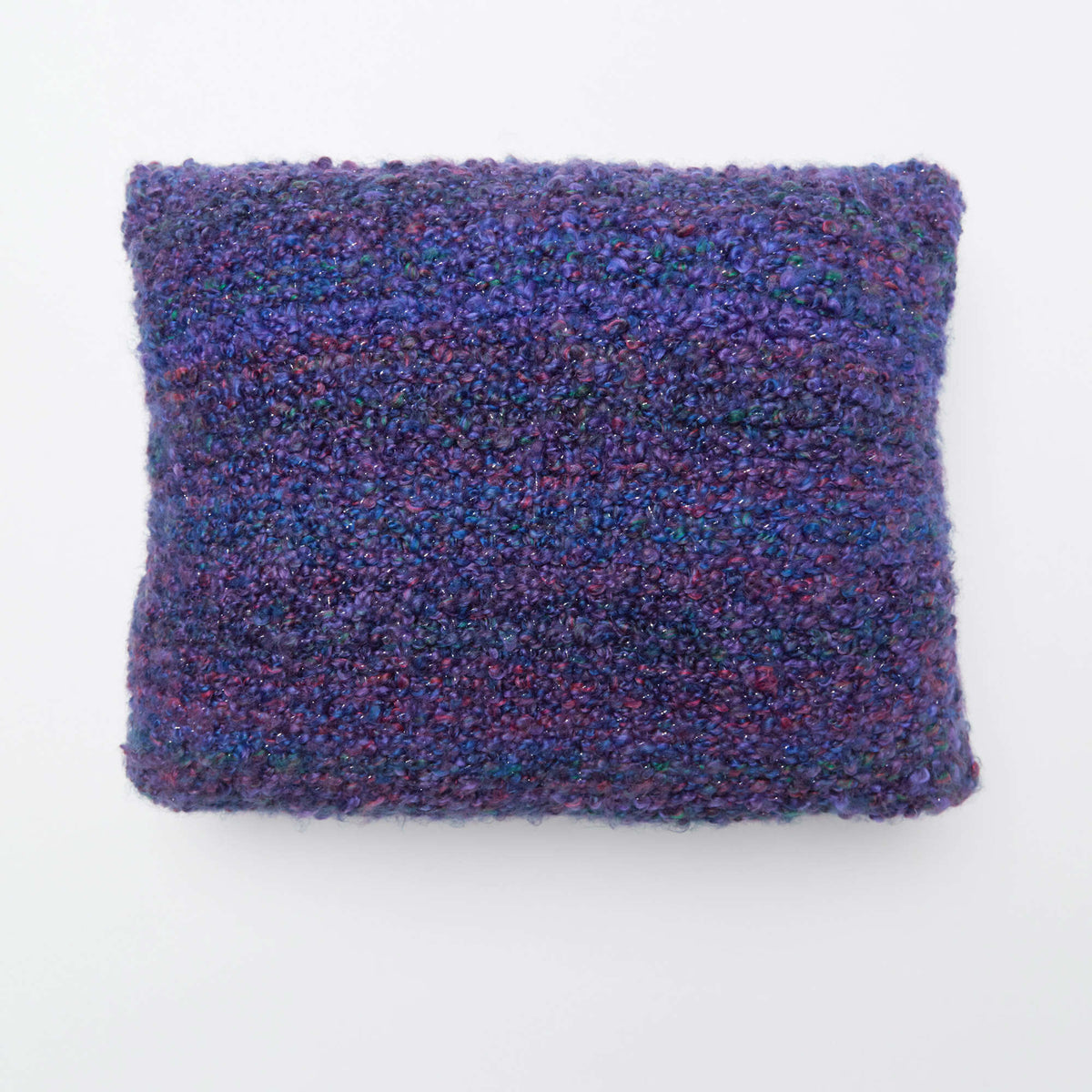 Knit Pillow made in Red Heart Stellar Yarn