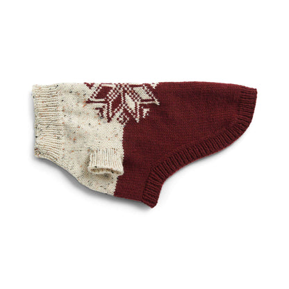 Red Heart Knit Fair Isle Dog Sweater L