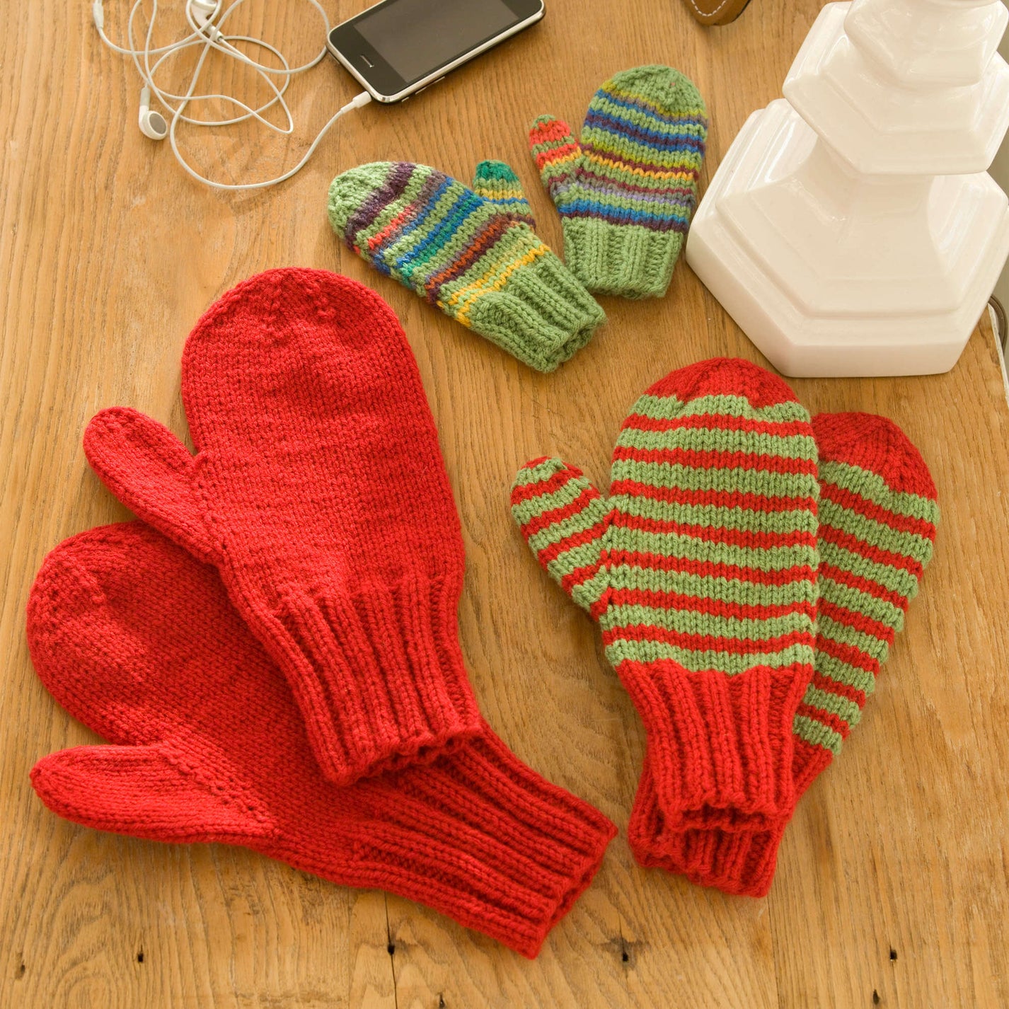 Red Heart Mittens For All Yarnspirations