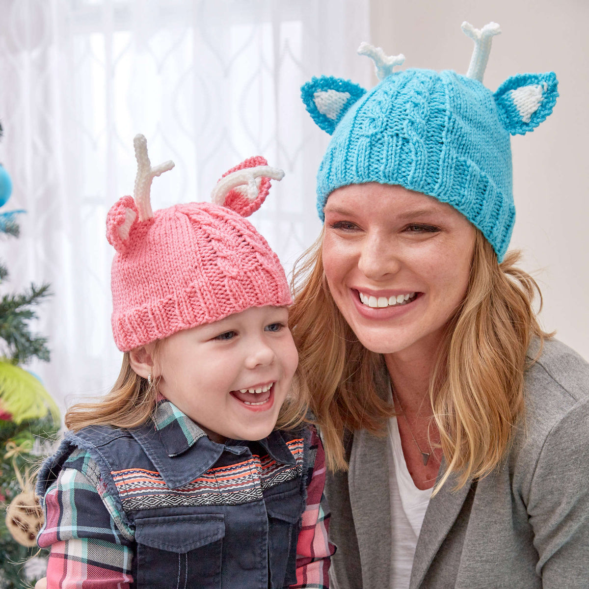 Knit Hat made in Red Heart Super Saver Yarn