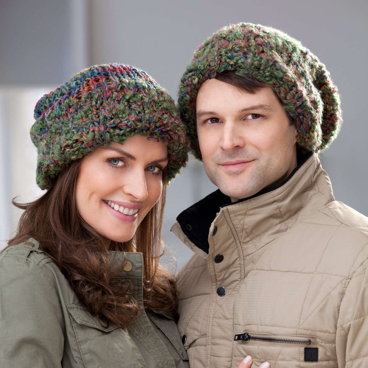 Knit Hat made in Red Heart Light & Lofty Yarn