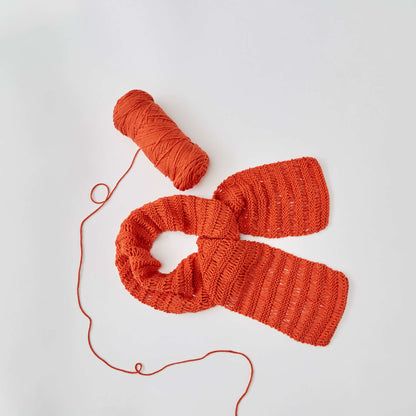 Red Heart Beginner Drop Stitch Scarf Knit Scarf made in Red Heart With Love Yarn