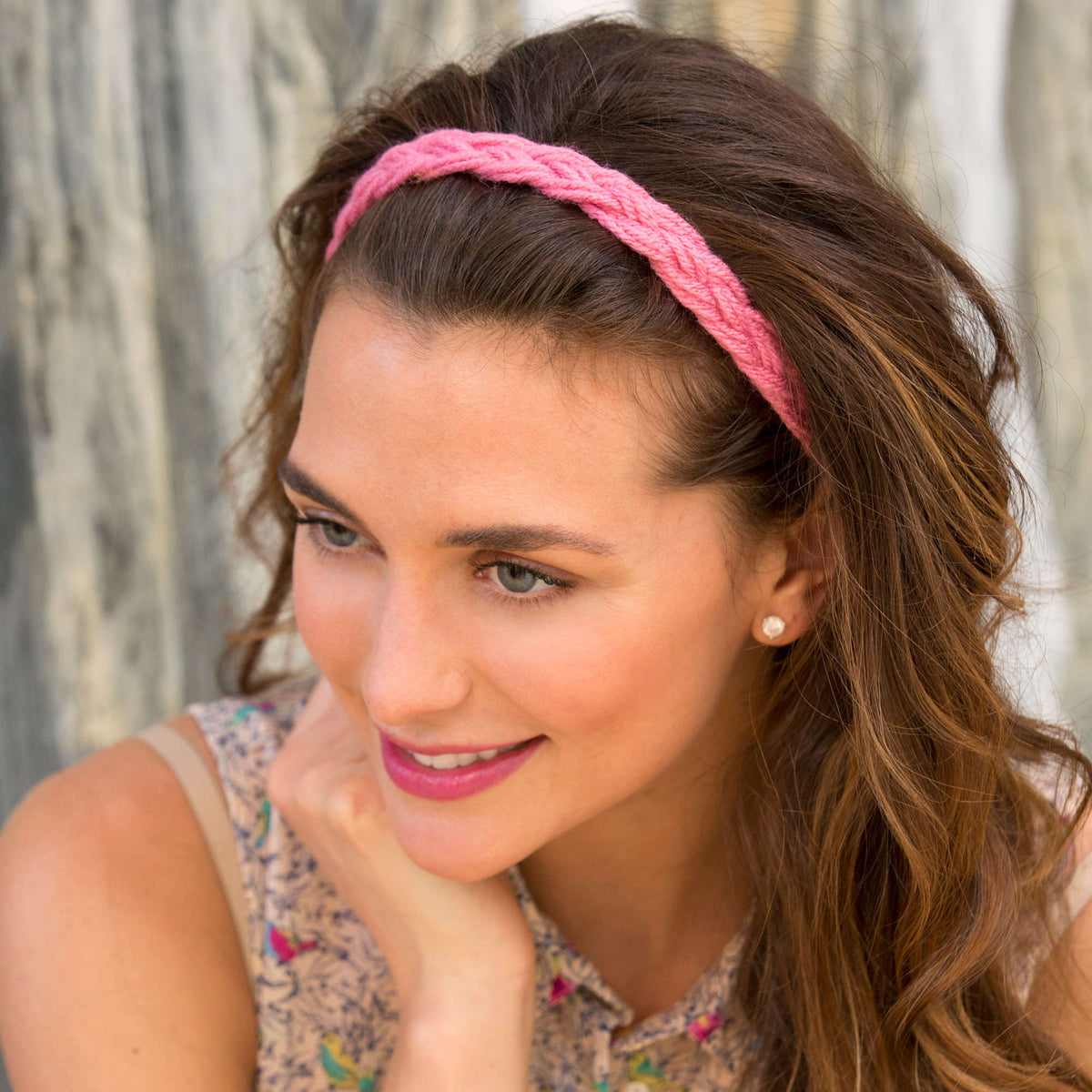 Craft Headband made in Red Heart Super Saver Yarn