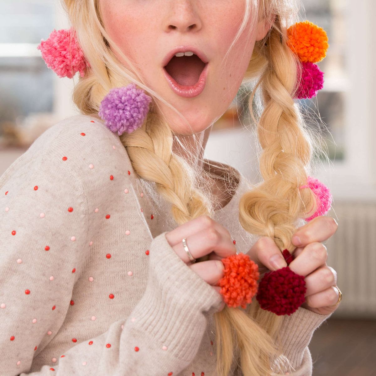 Craft Hair made in Red Heart Super Saver Yarn