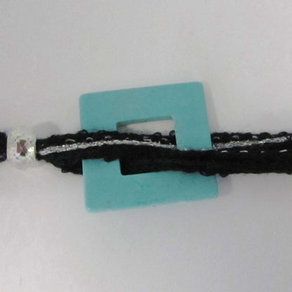 Red Heart Craft Beaded Necklace or Belt Craft Belt made in Red Heart Boutique Yarn