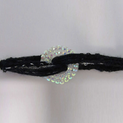 Red Heart Craft Beaded Necklace or Belt Craft Belt made in Red Heart Boutique Yarn