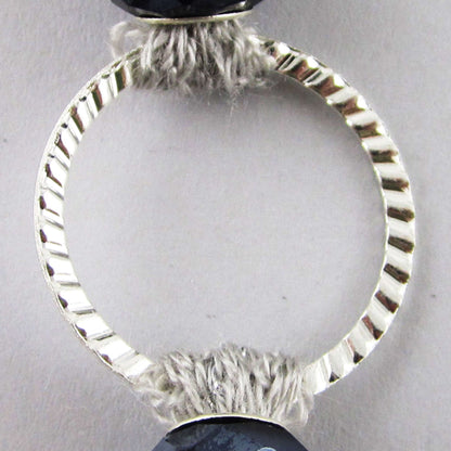 Red Heart Craft You're in the Ring Necklace Craft Necklace made in Red Heart Boutique Yarn