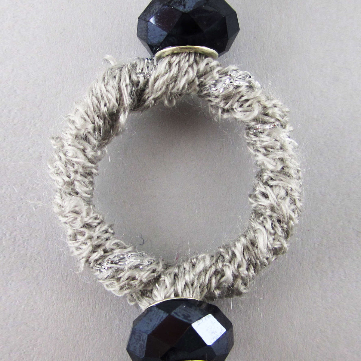 Craft Necklace made in Red Heart Boutique Yarn