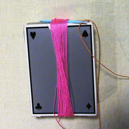 Red Heart Craft Tassel Necklaces Craft Necklace made in Red Heart Sizzle Yarn