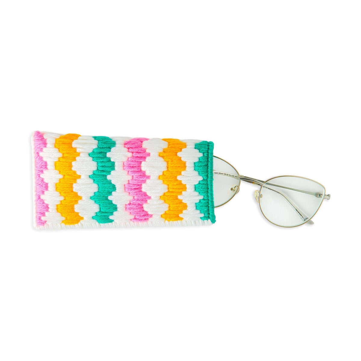 Play Full Pattern Free Easy Red Heart Plastic Canvas Eyeglasses Case Craft Pattern ...