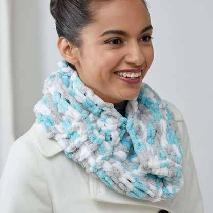 Red Heart Craft Fun Loop-It Cowl Craft Cowl made in Red Heart Loop-It Yarn