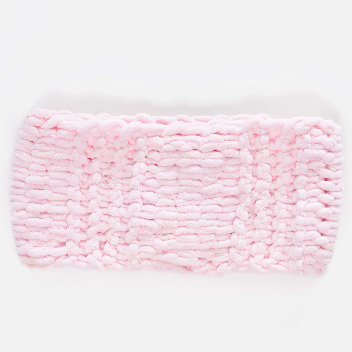 Craft Cowl made in Red Heart Loop-It Yarn