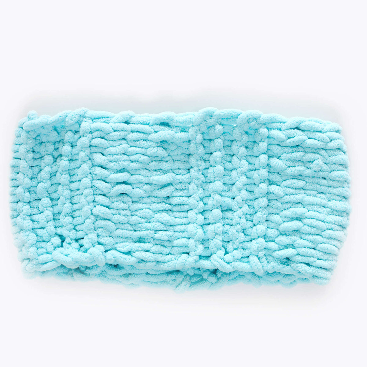 Craft Cowl made in Red Heart Loop-It Yarn