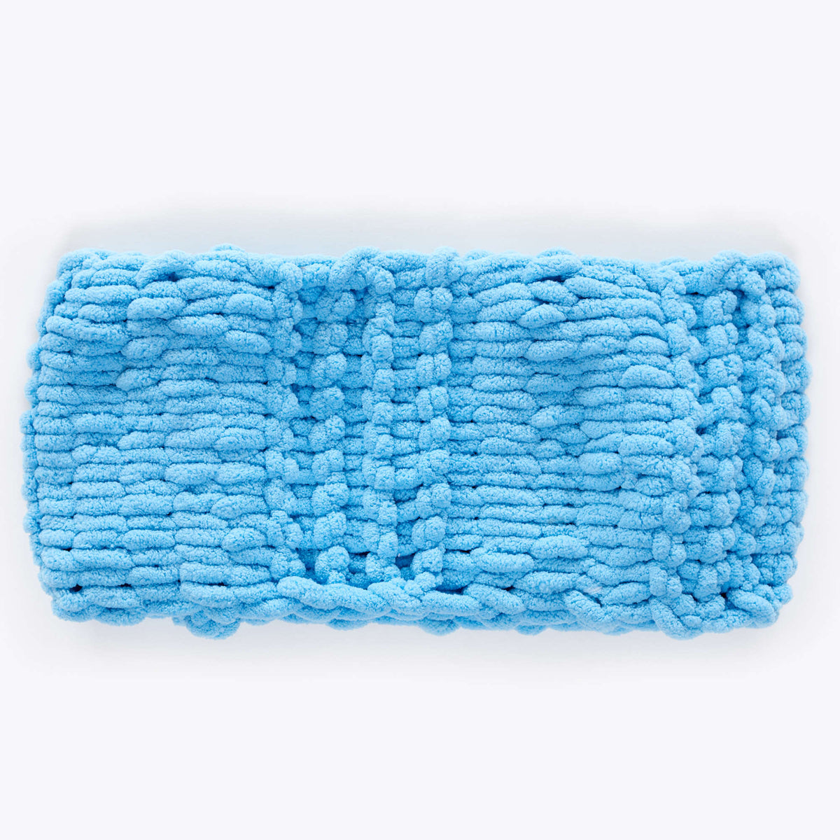 Craft Cowl made in Red Heart Loop-It Yarn