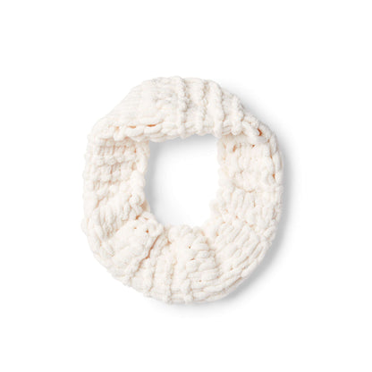 Red Heart Craft One Ball Loop-it Ice Cream Cowl Craft Cowl made in Red Heart Loop-It Yarn