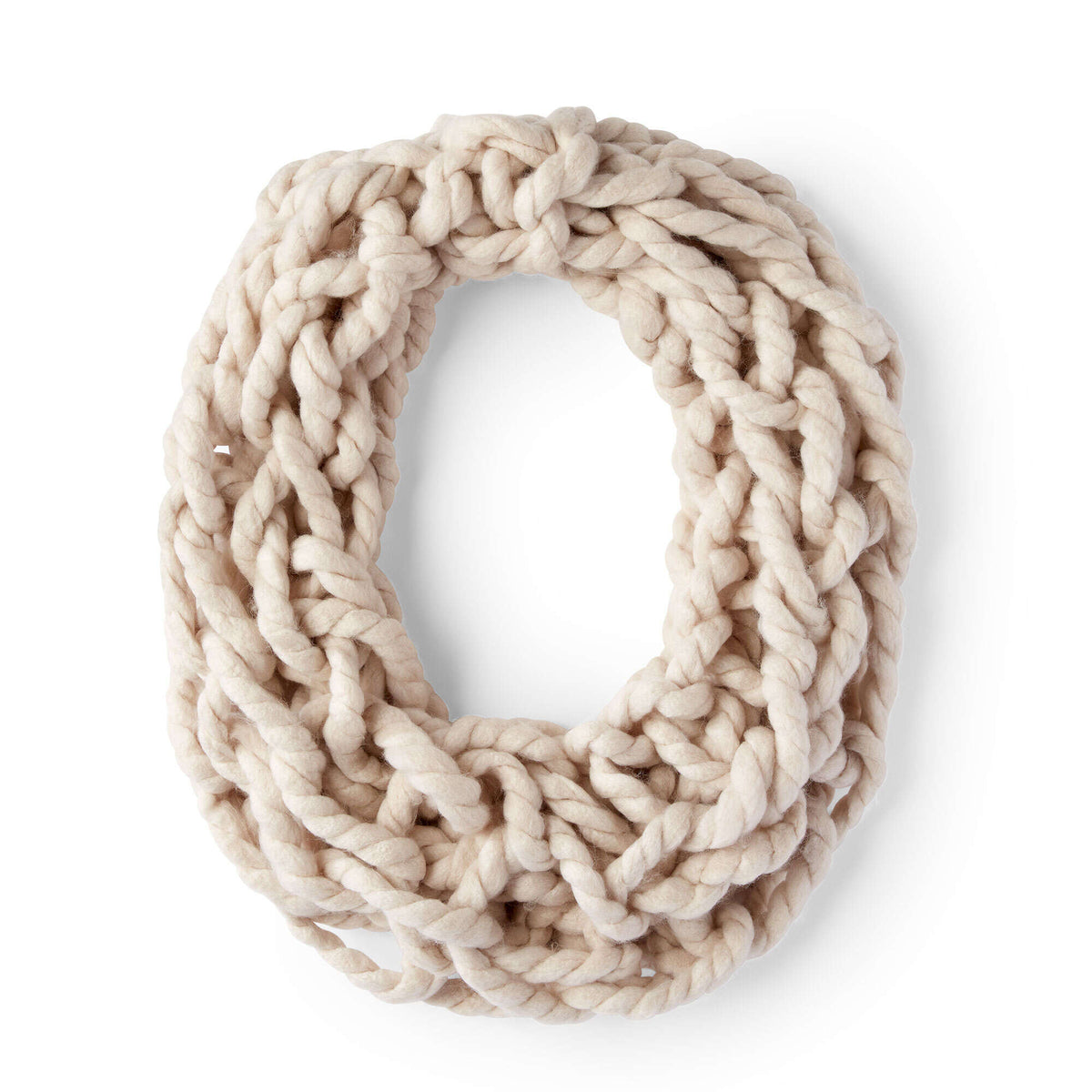 Craft Cowl made in Red Heart Irresistible Yarn