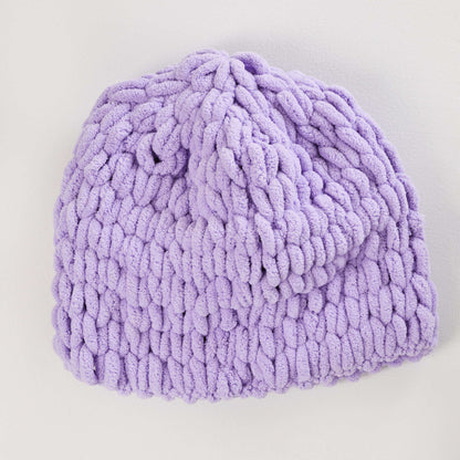 Red Heart Craft Finger Looping Beanie Craft Beanie made in Red Heart Loop-It Yarn