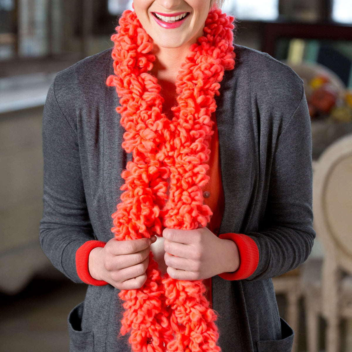 Craft Hand Chain made in Red Heart Boutique Yarn