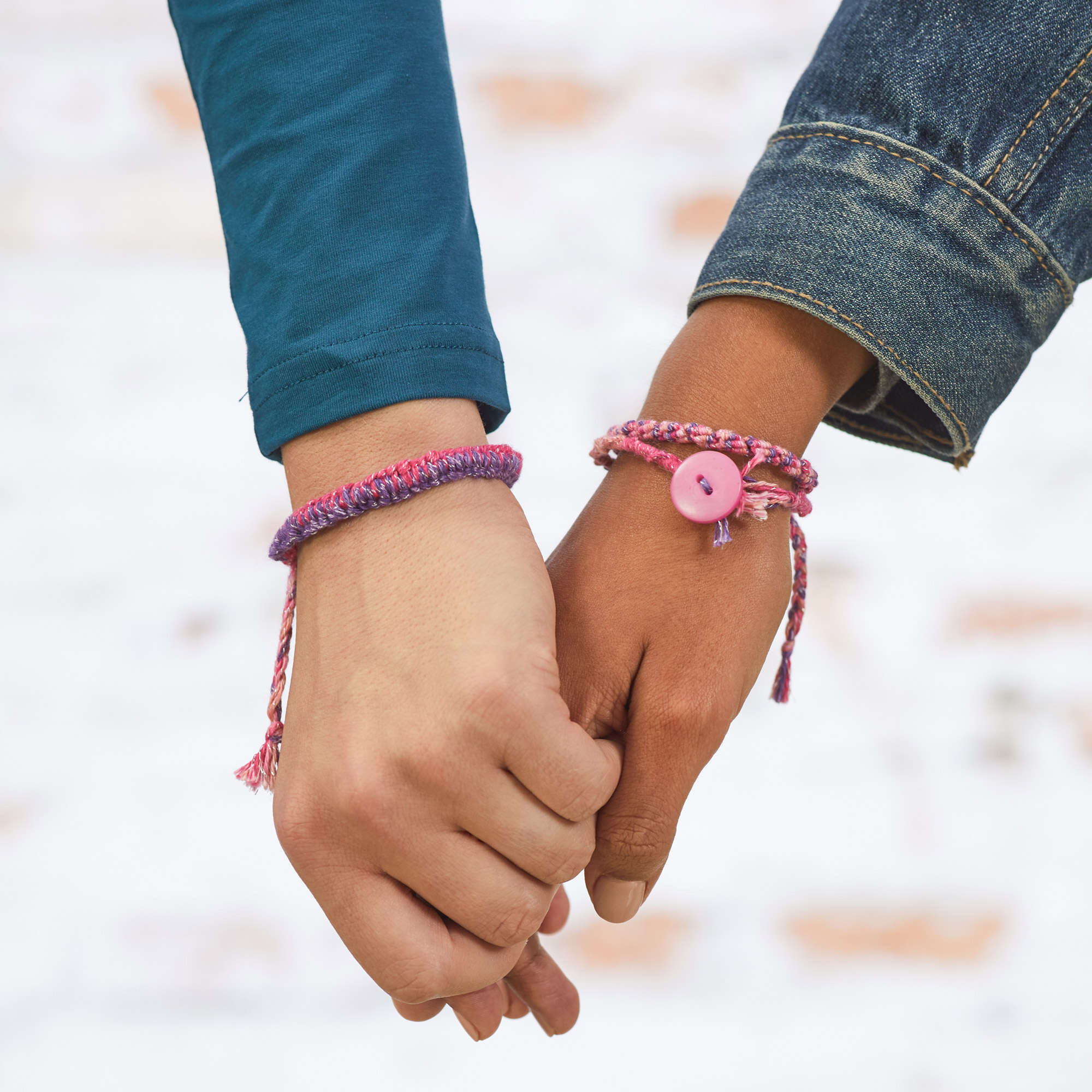 Kids Craft: Rainbow Friendship Bracelets | My Poppet Makes