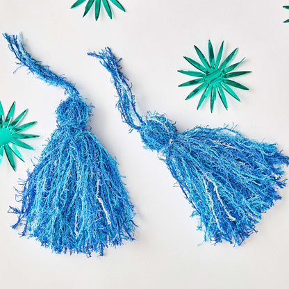 Red Heart Craft Bike Tassels Craft Tassels made in Red Heart Scrubby Yarn