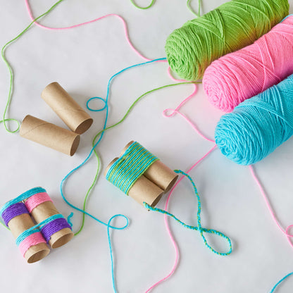 Red Heart Craft I Spy Spotter Binoculars Craft Toy made in Red Heart Yarn