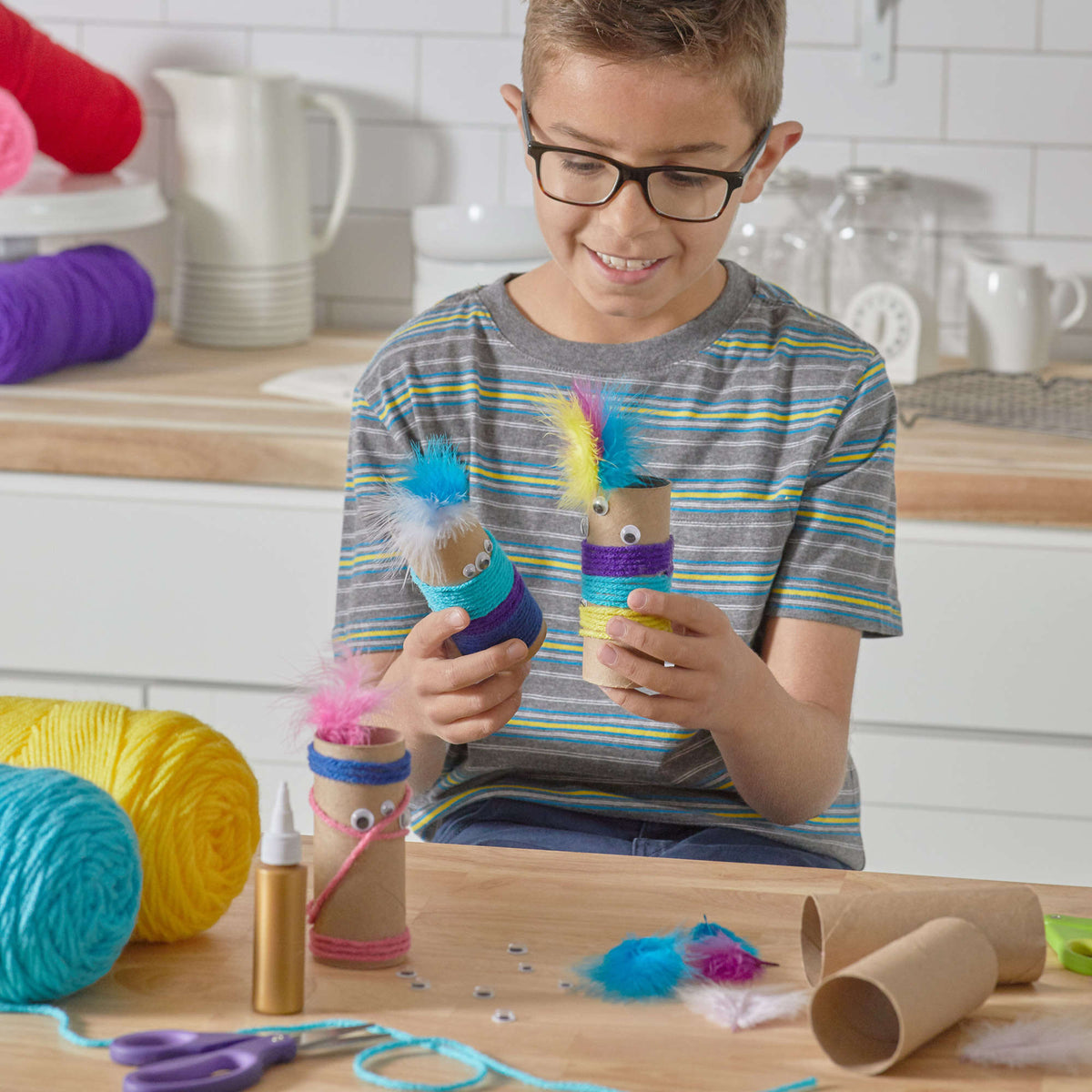 Craft Toy made in Red Heart Yarn