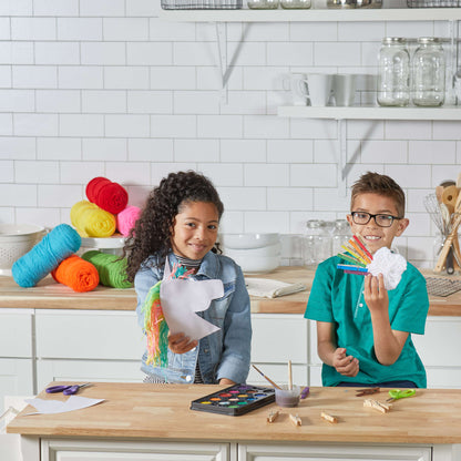 Red Heart Craft Wrapped Raincloud Craft Raincloud Craft made in Red Heart Yarn