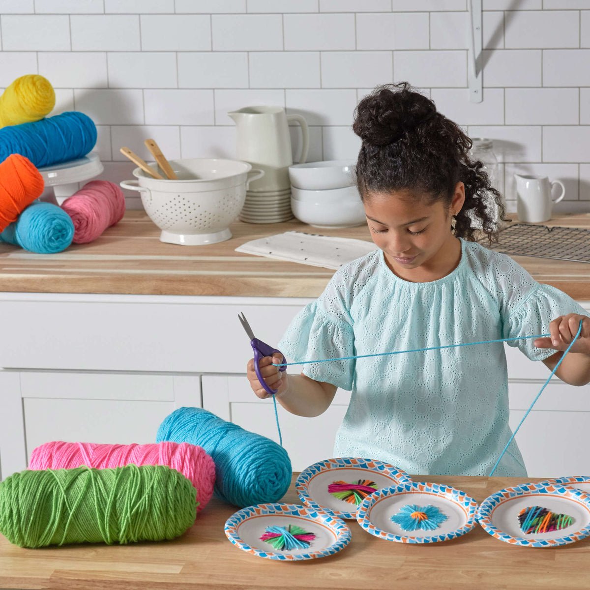 Craft Weaving Craft made in Red Heart Yarn