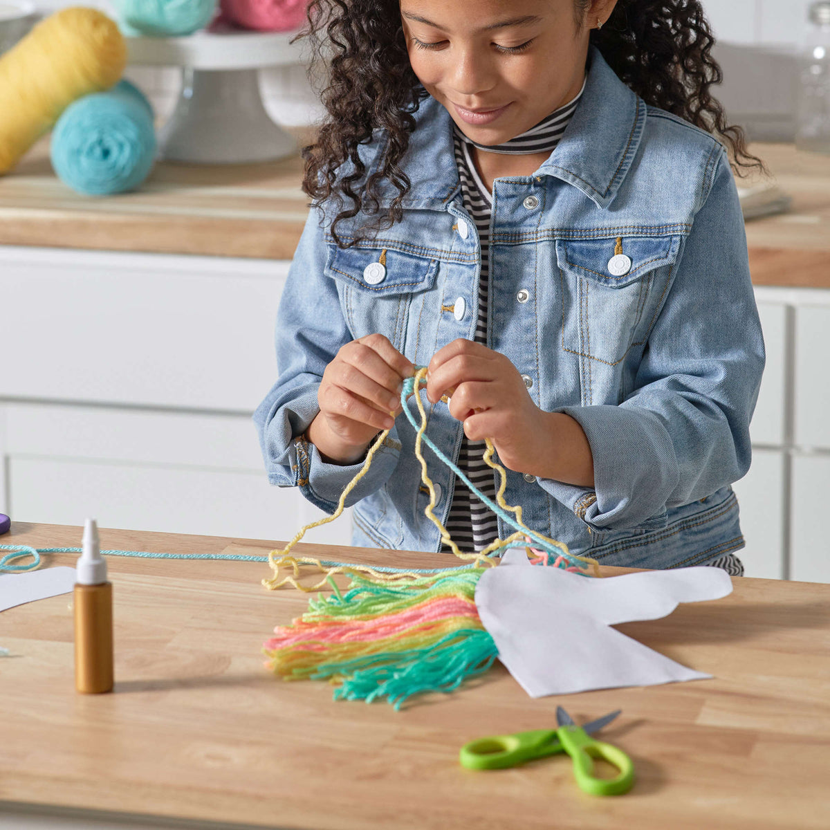 Craft Paper Craft made in Red Heart Yarn