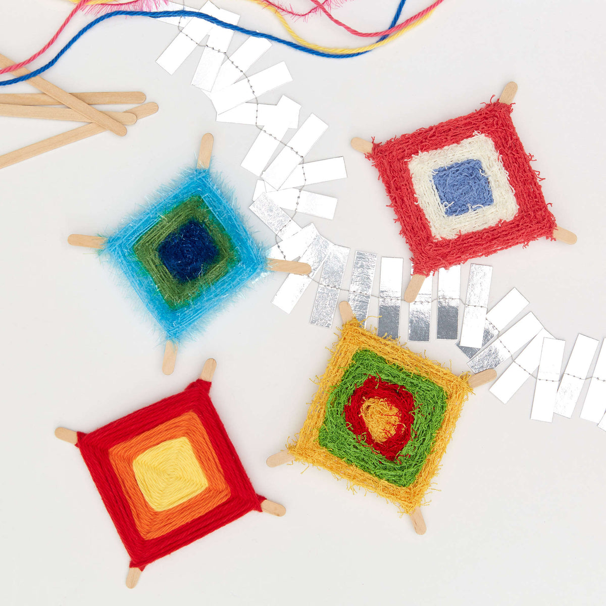 Craft Weaving Craft made in Red Heart Yarn