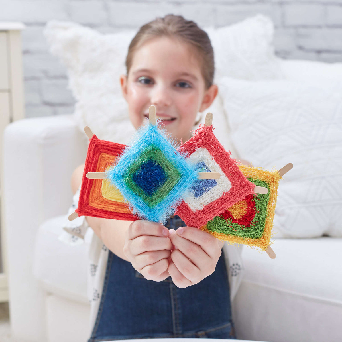 Craft Weaving Craft made in Red Heart Yarn