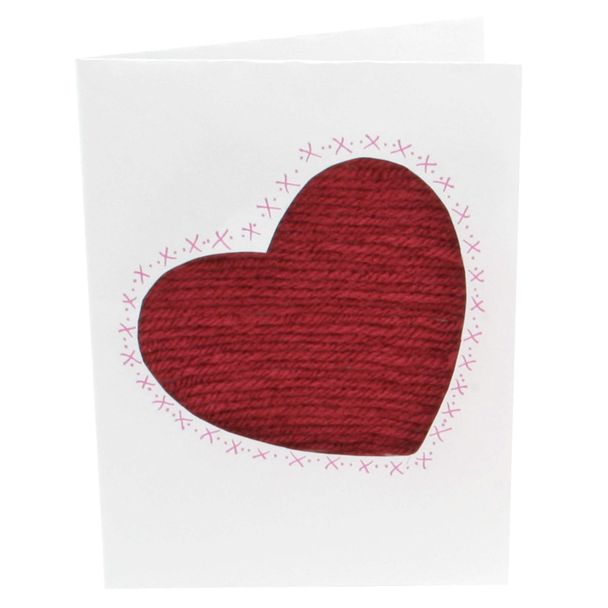 Craft Valentines made in Red Heart Super Saver Yarn