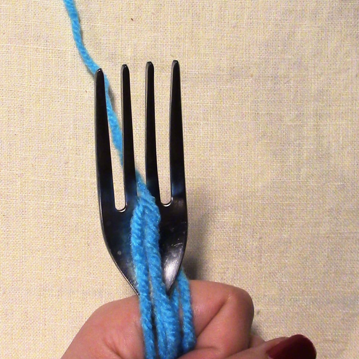 Craft Bookmark made in Red Heart Super Saver Yarn