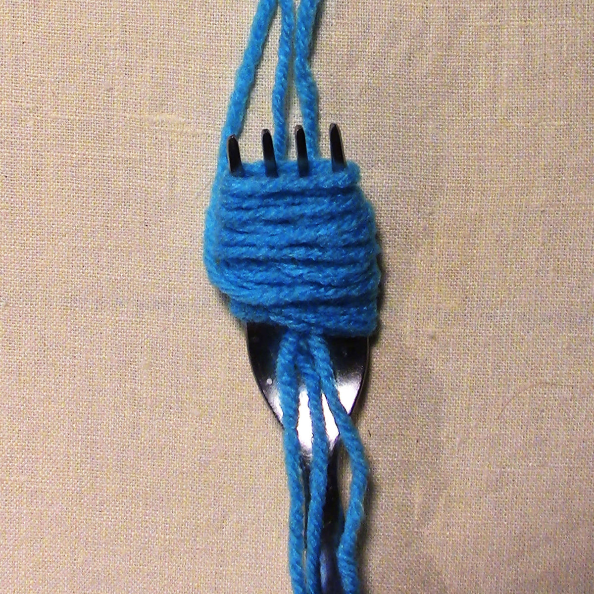 Craft Bookmark made in Red Heart Super Saver Yarn