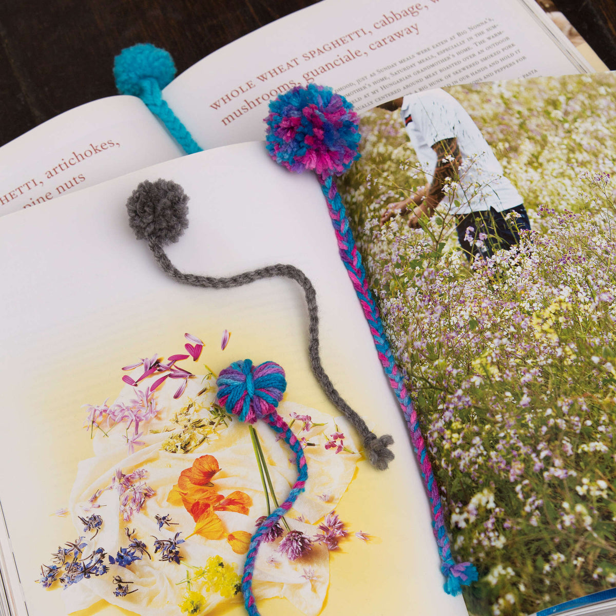 Craft Bookmark made in Red Heart Super Saver Yarn